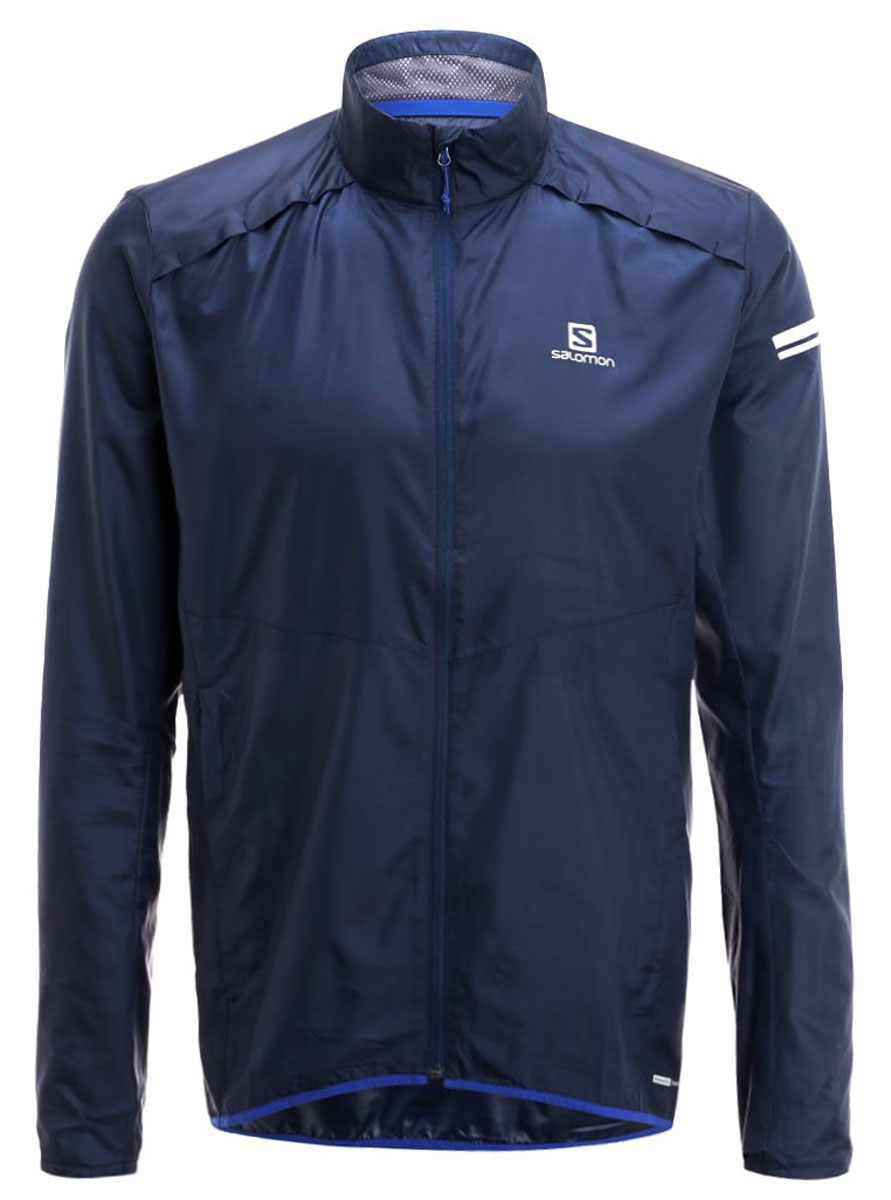 ВетровкаL39268800 ВетровкаL39268800Легкая куртка Agile Jacket стильно выглядит и защищает от ветра. Модель с длинными рукавами и воротником-стойкой застегивается на молнию.