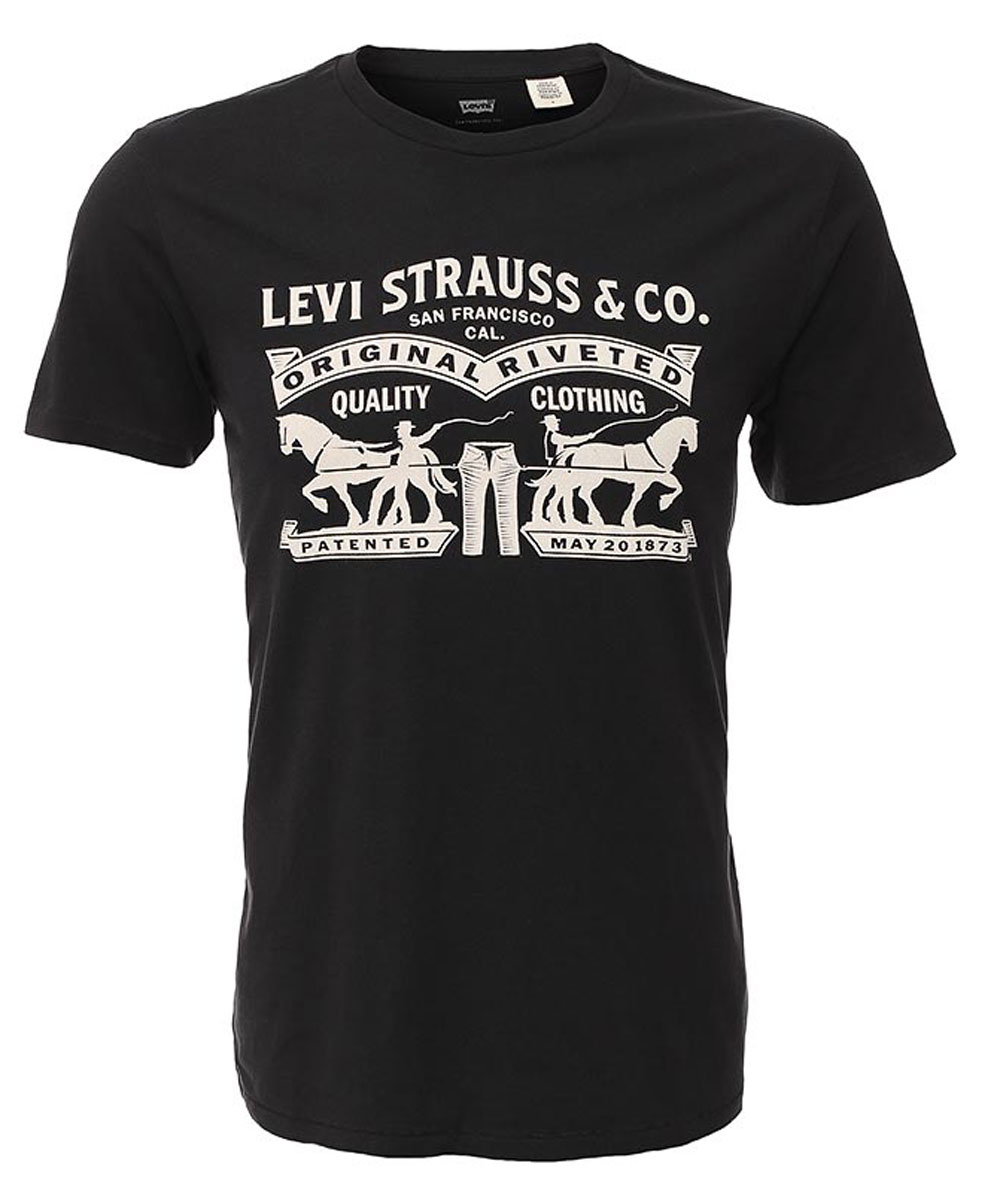 Футболка1778301030 Футболка1778301030Мужская футболка Levis® изготовлена из качественного натурального хлопка. Модель прямого кроя выполнена с круглой горловиной и короткими рукавами. На груди модель дополнена оригинальным принтом.
