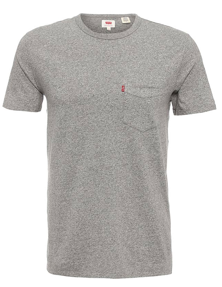 Футболка1579800460 Футболка1579800460Мужская футболка Levis® изготовлена из качественного натурального хлопка. Футболка прямого покроя с круглым вырезом горловины на груди дополнена накладным карманом.