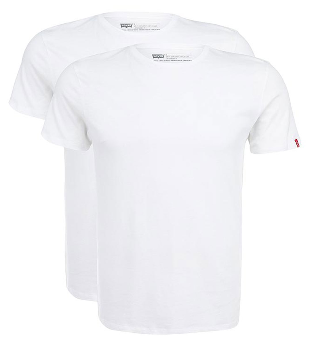 Футболка8217600040 Футболка8217600040Стильная мужская футболка Levis®, выполненная из натурального хлопка, прекрасно подойдет для повседневной носки. Материал очень мягкий и приятный на ощупь, не сковывает движения и позволяет коже дышать. Футболка с круглым вырезом горловины и короткими рукавами. Вырез горловины дополнен трикотажной вставкой. Такая модель будет дарить вам комфорт в течение всего дня и станет модным дополнением к вашему гардеробу. В комплект входят две футболки.