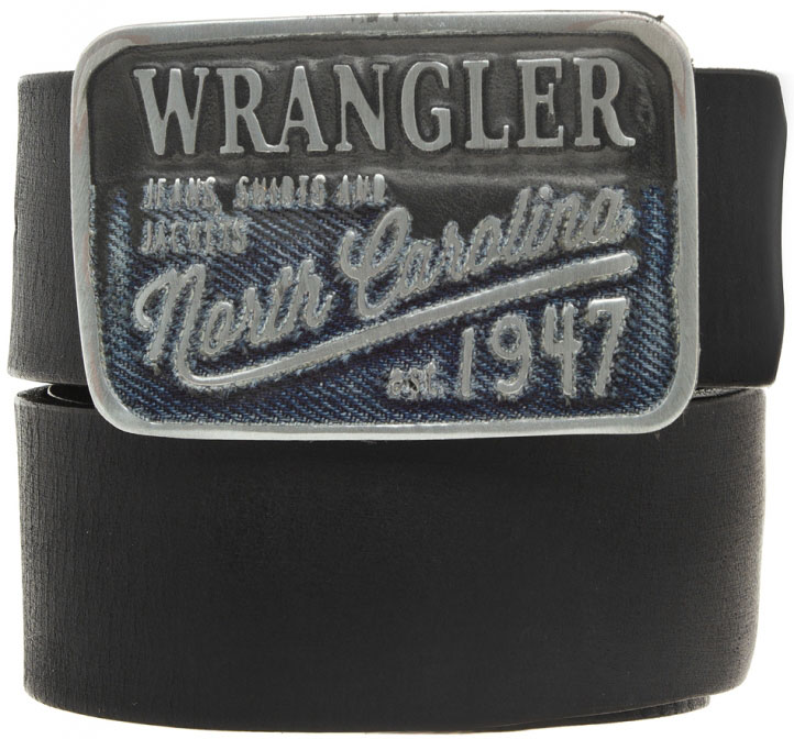 РеменьW0316U101 РеменьW0316U101Стильный ремень Wrangler выполнен из натуральной кожи. Металлическая пряжка, с помощью которой регулируется длина ремня, оформлена фирменной гравировкой.