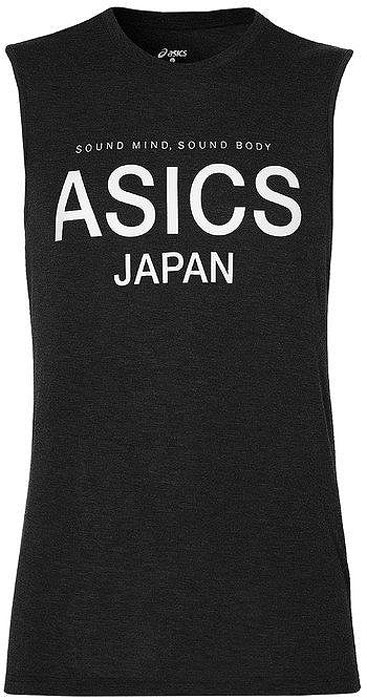 Майка141098-0714 Майка141098-0714Майка мужская Asics Sleeveless Top выполнена из полиэстера и вискозы. Модель с круглым вырезом горловины оформлена принтовыми надписями.