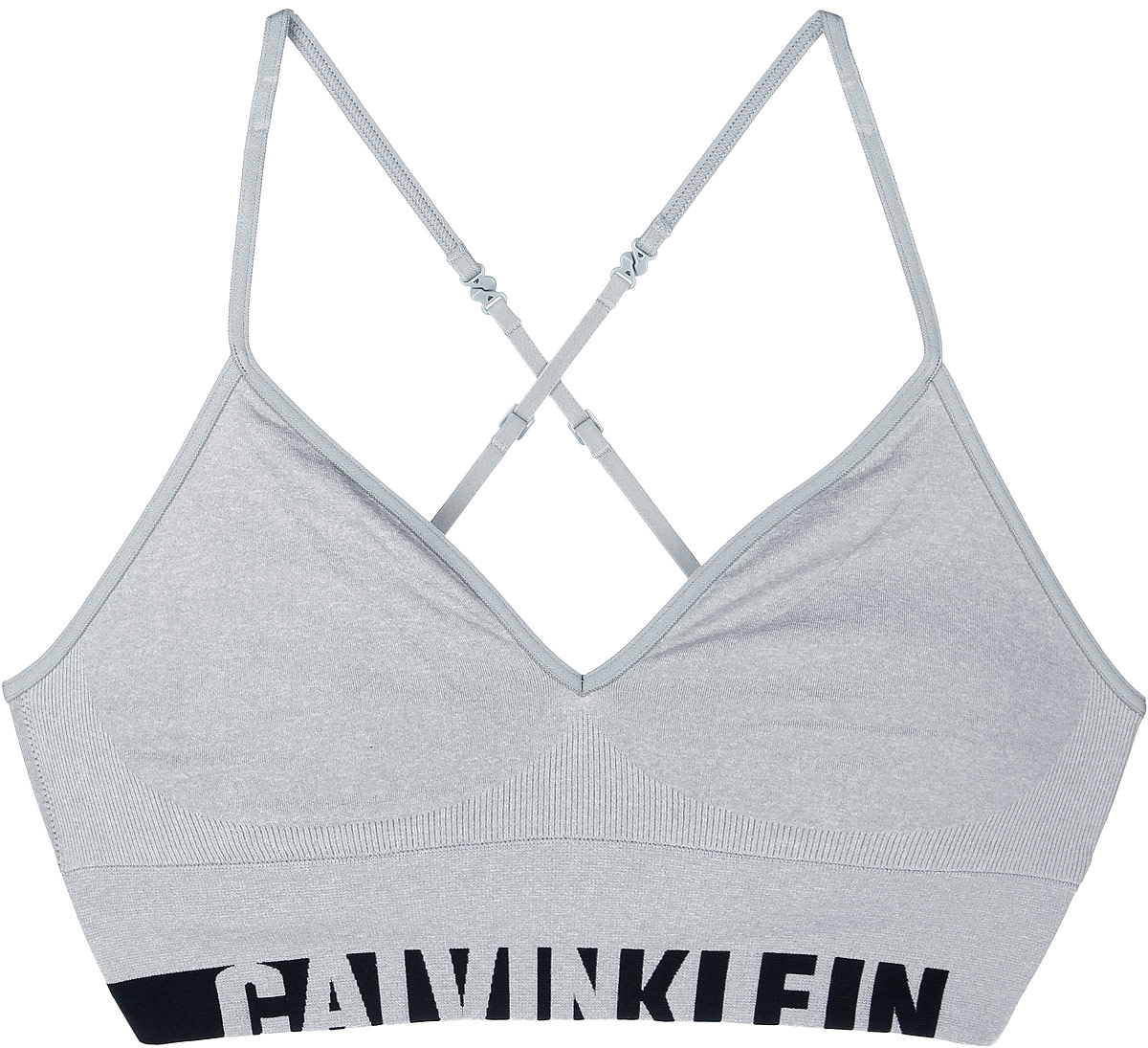 Топ-браQF1567E_100 Топ-браQF1567E_100Удобный и практичный топ-бра Calvin Klein Underwear, выполненный из высококачественного эластичного полиамида с добавлением эластана идеально подойдет для повседневной носки, а также для активного отдыха. Модель на бретелях имеет широкий эластичный пояс, который обеспечивает бережную поддержку. Узкие несъемные бретельки надежно фиксируют топ на плечах и регулируются по длине. Топ оформлен контрастным принтом с надписью бренда. Такая модель подарит вам комфорт в течение дня и станет отличным дополнением к вашему спортивному гардеробу.