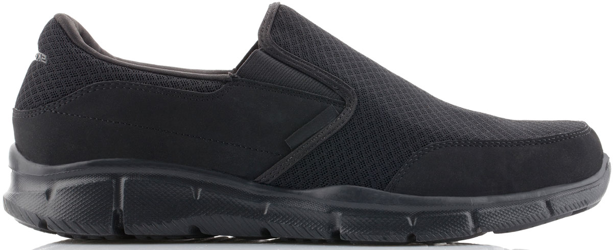 Кроссовки51361-BBK Кроссовки51361-BBKСтильные мужские кроссовки Skechers отлично подойдут для активного отдыха и повседневной носки. Верх модели выполнен из текстиля. Благодаря эластичным вставкам на подъеме кроссовки удобно надевать. Подошва обеспечивает легкость и естественную свободу движений. Мягкие и удобные, кроссовки превосходно подчеркнут ваш спортивный образ и подарят комфорт.