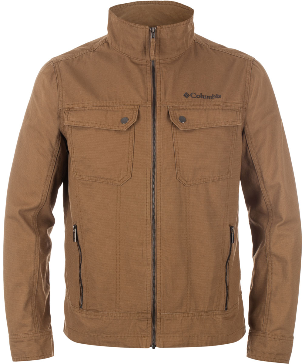 Ветровка1580181-420 Ветровка1580181-420Стильная мужская ветровка Columbia Rough Country Jacket отлично дополнит осенний гардероб. Модель с воротником-стойкой выполнена из натурального хлопка, застегивается на застежку-молнию. Манжеты регулируются за счет кнопок. Модель дополнена двумя боковыми прорезными карманами на застежках-молниях и двумя нагрудными накладными карманами с клапанами на кнопках. В этой ветровке вы будете чувствовать комфорт при любой погоде.