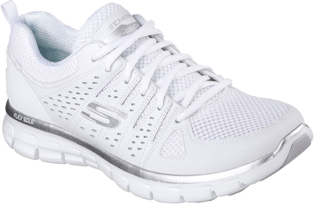 Кроссовки11963-BKLV Кроссовки11963-BKLVСтильные легкие женские кроссовки Skechers подходят как для занятий спортом, так и для повседневных прогулок. Верх модели выполнен из дышащего текстиля и натуральной кожи. Классическая шнуровка надежно зафиксирует модель на стопе. Внутренняя отделка исполнена из мягкого текстиля. Гибкая анатомическая подошва имеет рельефный протектор, который обеспечивает надежное сцепление с поверхностью. В таких кроссовках вашим ногам будет комфортно и уютно. Они подчеркнут ваш стиль и индивидуальность!