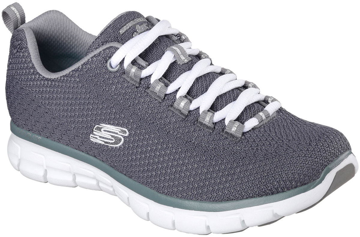 Кроссовки11972-GRY Кроссовки11972-GRYСтильные легкие женские кроссовки Skechers подходят как для занятий спортом, так и для повседневных прогулок. Верх модели выполнен из дышащего текстиля. Классическая шнуровка надежно зафиксирует модель на стопе. Внутренняя отделка исполнена из мягкого текстиля. Гибкая анатомическая подошва имеет рельефный протектор, который обеспечивает надежное сцепление с поверхностью. В таких кроссовках вашим ногам будет комфортно и уютно. Они подчеркнут ваш стиль и индивидуальность!