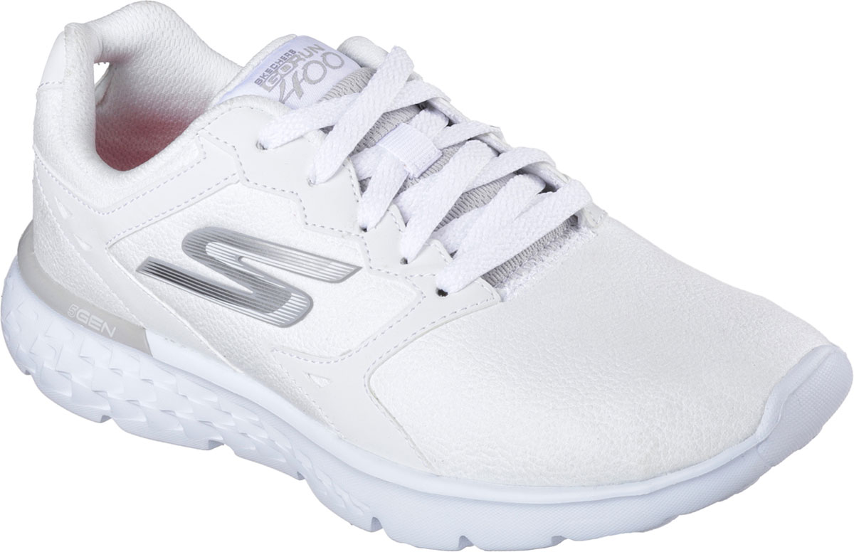 Кроссовки14800-BKW Кроссовки14800-BKWСтильные легкие женские кроссовки Skechers подходят как для занятий спортом, так и для повседневных прогулок. Верх модели выполнен из искусственной кожи. Классическая шнуровка надежно зафиксирует модель на стопе. Внутренняя отделка исполнена из мягкого текстиля. Гибкая анатомическая подошва имеет рельефный протектор, который обеспечивает надежное сцепление с поверхностью. В таких кроссовках вашим ногам будет комфортно и уютно. Они подчеркнут ваш стиль и индивидуальность!