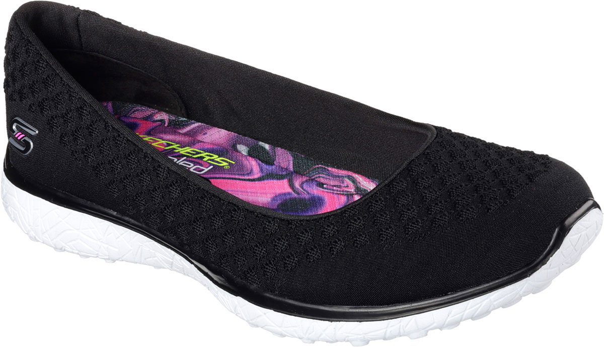Балетки23312-BKW Балетки23312-BKWСтильные женские балетки от Skechers отлично впишутся в ваш гардероб, они сделают вас ярче и подчеркнут индивидуальность. Верх модели выполнен из текстиля. Гибкая резиновая подошва имеет рельефный протектор, который обеспечивает надежное сцепление с поверхностью. Специальная стелька Memory Foam с эффектом памяти быстро возвращается в свою первоначальную форму после деформации. Балетки очень удобны для ежедневных прогулок. В них вашим ногам будет комфортно и уютно!