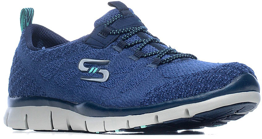 Кроссовки22758-NVY Кроссовки22758-NVYСтильные легкие женские кроссовки Skechers, подходят как для занятий спортом, так и для повседневных прогулок. Верх модели выполнен из дышащего текстиля, оформленного полиуретановыми вставками. Шнуровка надежно зафиксирует модель на ноге. Внутренняя отделка исполнена из мягкого текстиля. Гибкая анатомическая подошва имеет рельефный протектор, который обеспечивает надежное сцепление с поверхностью. В таких кроссовках вашим ногам будет комфортно и уютно. Они подчеркнут ваш стиль и индивидуальность!