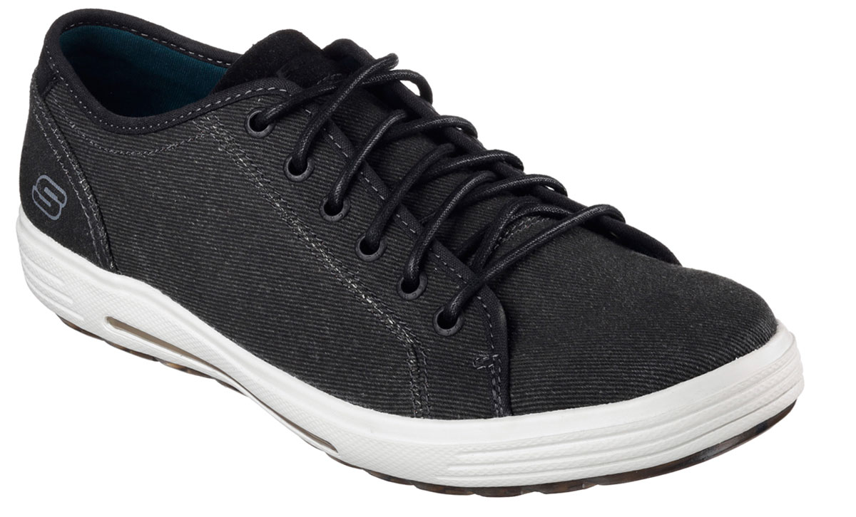 Кеды64935-BLK Кеды64935-BLKСтильные мужские кеды Skechers отлично подойдут для повседневных прогулок. Верх модели выполнен из плотного текстиля. Классическая шнуровка надежно зафиксирует модель на стопе. Внутренняя отделка исполнена из мягкого текстиля. Резиновая подошва обеспечит комфорт при ходьбе. В таких кедах вашим ногам будет комфортно и уютно. Они подчеркнут ваш стиль и индивидуальность!