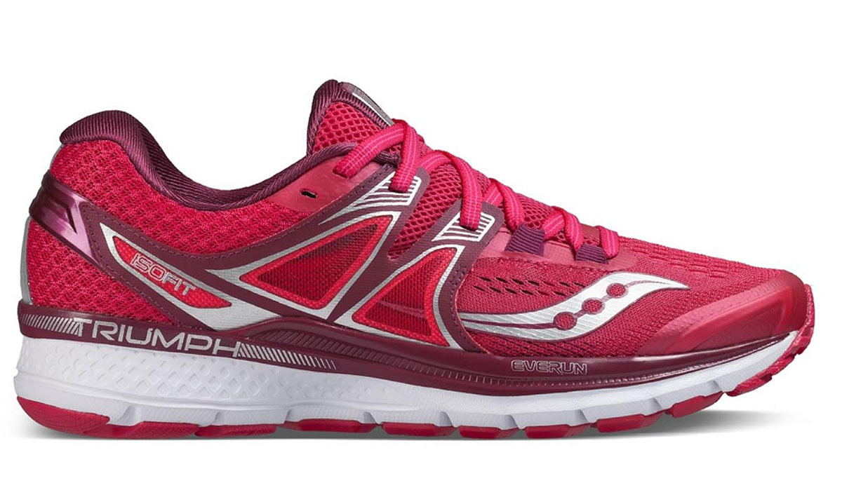 КроссовкиS10346-2 КроссовкиS10346-2Женские кроссовки для бега Saucony Triumph Iso3 выполнены из сетчатого текстиля и полимера, отличающихся эластичностью и легкостью. Материал очень мягкий и отлично пропускает воздух, позволяя ногам дышать. Конструкция ISOFIT обеспечивает плотное прилегание стопы, способствуя эффективной спортивной посадке. Максимальная амортизация для нейтральных пронаторов. Новая версия модели Triumph отличается дополнительной вставкой из материала EVERUN в пяточной части, а также слоем из EVERUN, расположенным прямо под стелькой, уменьшает ударную нагрузку, распределяя ее по всей стопе. Шнуровка надежно фиксирует модель на ноге. Внутренняя поверхность и стелька из текстиля комфортны при движении. Подошва с технологией TRI-Flex, изготовленная из высококачественной легкой резины, обеспечивает гибкость и идеальное сцепление. Поверхность подошвы дополнена рельефным рисунком.