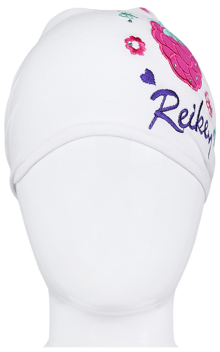 Повязка на голову детскаяRKNSS17-BB4 white Повязка на голову детскаяRKNSS17-BB4 whiteПовязка на голову для девочки Reike Ежевика, изготовленная из натурального хлопка, отлично подойдет для жаркой погоды или для завершения образа юной модницы. Аксессуар защитит голову от ветра и солнца или возьмет на себя функцию ободка. Модель оформлена принтом в стиле серии и стразами и дополнена мягкой эластичной резинкой для фиксации на голове. Уважаемые клиенты! Размер, доступный для заказа, является обхватом головы.