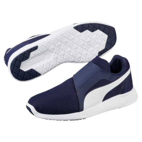 Кроссовки36239704 Кроссовки36239704Модель ST Trainer Evo АС от PUMA изготовлена из комбинированных материалов. Верх выполнен из дышащего текстиля, стелька - из лёгкого ЭВА-материала с поверхностью также из текстиля, подошва - из резины и ЭВА. Модель оснащена эластичной резинкой для более удобного и быстрого надевания, ею же и фиксируется на ноге.