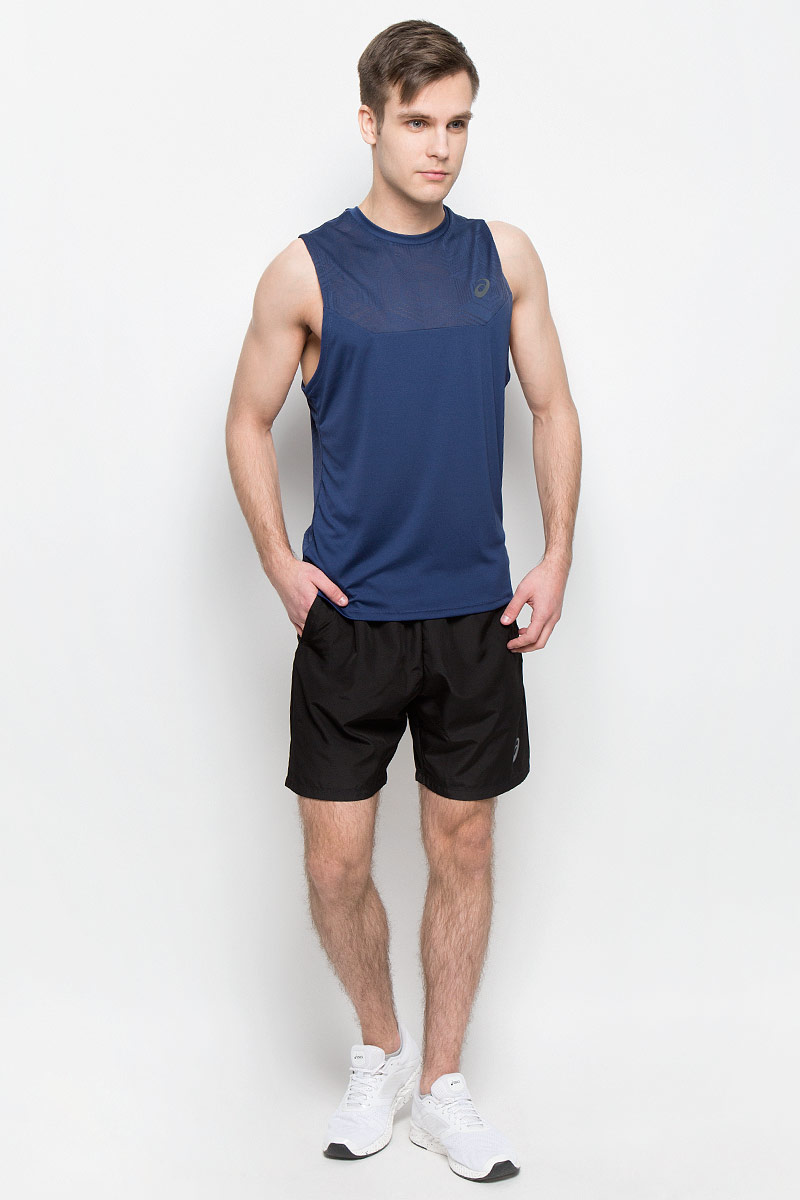 Майка141817-0904 Майка141817-0904Стильная майка для фитнеса Asics Ventilation Vest с вентиляцией избавит вас от духоты, пота и дискомфорта, с которыми часто ассоциируется посещение спортзала. Она сшита с использованием технологии ASICS MotionDry, благодаря которой ткань эффективно впитывает пот, позволяя вам оставаться сухим. Модель выполнена из качественного полиэстера. Майка без рукавов и с круглым вырезом горловины оформлена сетчатыми вставками спереди и сзади, которые обеспечат вам дополнительную вентиляцию, сделают ваши тренировки более комфортными и позволят сфокусироваться на результате.