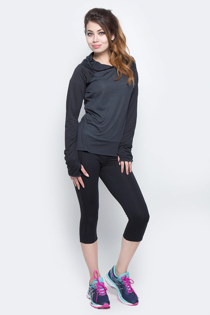 ХудиT92V9UFLC ХудиT92V9UFLCЖенское худи The North Face с длинными рукавами и капюшоном изготовлено из полиэстера. Удлиненные рукава имеют прорези для больших пальцев.