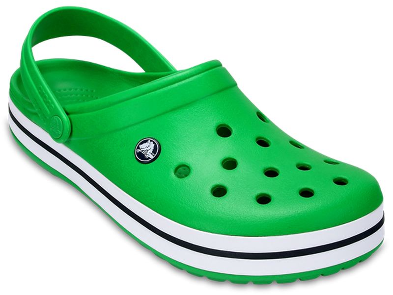 Сабо11016-100 Сабо11016-100Модные сабо Crocband от Crocs придутся вам по душе. Верх модели выполнен из полимера Croslite с добавлением резины. Благодаря материалу Croslite обувь невероятно легкая, мягкая и удобная. Материал Croslite - бактериостатичен, препятствует появлению неприятных запахов и легок в уходе: быстро сохнет и не оставляет следов на любых поверхностях. Верх модели оформлен отверстиями, которые обеспечивают естественную вентиляцию, подошва - контрастными полосками и названием бренда. Под воздействием температуры тела обувь принимает форму стопы. Пяточный ремешок обеспечивает фиксацию стопы при ходьбе. Рельефная поверхность верхней части подошвы комфортна при движении. Рифленое основание подошвы гарантирует идеальное сцепление с любой поверхностью. Такие сабо - отличное решение для каждодневного использования! Уважаемые клиенты! Обращаем ваше внимание на то, что страной-изготовителем для некоторых размеров и цветов модели может быть Вьетнам.