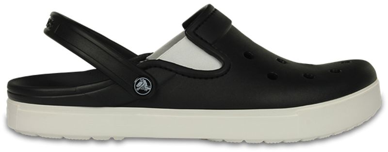 Сабо201831-462 Сабо201831-462Модные сабо CitiLane Clog от Crocs придутся вам по душе. Модель выполнена из полимера Croslite. Благодаря материалу Croslite обувь невероятно легкая, мягкая и удобная. Материал Croslite - бактериостатичен, препятствует появлению неприятных запахов и легок в уходе: быстро сохнет и не оставляет следов на любых поверхностях. Верх модели оформлен отверстиями, которые обеспечивают естественную вентиляцию. Под воздействием температуры тела обувь принимает форму стопы. Пяточный ремешок, оформленный названием бренда, обеспечивает фиксацию стопы при ходьбе. Эластичные вставки по бокам для идеальной посадки модели на ноге. Рельефная поверхность верхней части подошвы комфортна при движении. Рифленое основание подошвы гарантирует идеальное сцепление с любой поверхностью. Такие сабо - отличное решение для каждодневного использования!