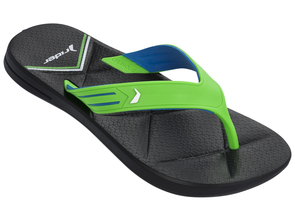 Сланцы82026-20247 Сланцы82026-20247Стильные мужские сланцы Easy Thong Ad от Rider придутся вам по душе. Верх модели выполнен из поливинилхлорида. Подошва выполнена из ЭВА материала. Ремешки с перемычкой гарантируют надежную фиксацию модели на ноге. Рельефная поверхность верхней части подошвы комфортна при движении. Основание подошвы дополнено рифлением.