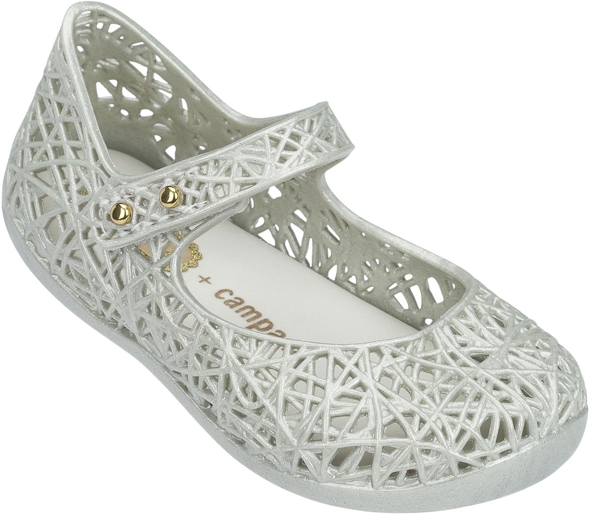 Туфли31510-3872 Туфли31510-3872Прелестные туфли Campana Zig Zag VI BB от Melissa придутся по душе вашей девочке. Модель выполнена из поливинилхлорида и оформлена декоративной перфорацией. Ремешок с застежкой-липучкой надежно зафиксирует модель на ноге. Подошва с рифлением гарантирует идеальное сцепление с любой поверхностью. Особенность данной модели в том, что она обладает приятным ароматом. Такие туфли станут прекрасным завершением летнего образа вашей девочки.