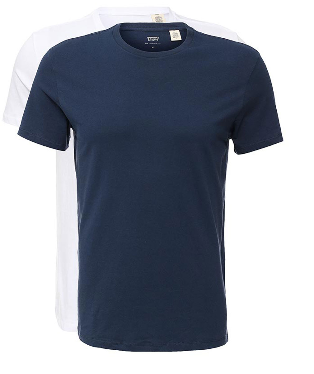 Футболка8217600040 Футболка8217600040Стильная мужская футболка Levis®, выполненная из натурального хлопка, прекрасно подойдет для повседневной носки. Материал очень мягкий и приятный на ощупь, не сковывает движения и позволяет коже дышать. Футболка с круглым вырезом горловины и короткими рукавами. Вырез горловины дополнен трикотажной вставкой. Такая модель будет дарить вам комфорт в течение всего дня и станет модным дополнением к вашему гардеробу. В комплект входят две футболки.