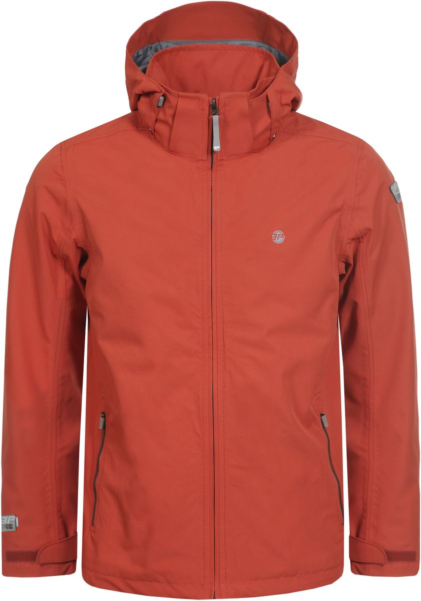 Куртка756003532IV_485 Куртка756003532IV_485Куртка мужская Icepeak изготовлена из износоустойчивой влагоотталкивающей ткани. Подкладка - воздухопропускающий полиамид. Изделие имеет высокую стойку воротника, капюшон с уплотненным козырьком, липучки на манжетах рукавов, регулируемые затяжные шнурки-резинки по низу изделия и на капюшоне. Швы обработаны от проникновения влаги и продувания ветром. Куртка застегивается спереди и на карманах на застежку-молнию, капюшон пристегивается на кнопки и так же застегивается на молнию.