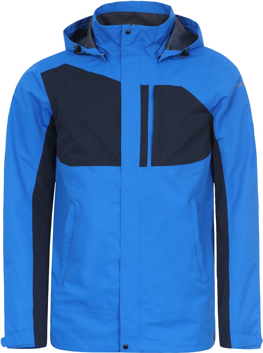 Куртка756235577IVT_355 Куртка756235577IVT_355Мужская куртка с подкладкой Icepeak выполнена из качественного полиэстера. Модель с длинными рукавами застегивается на застежку-молнию и планку с кнопками. Изделие дополнено капюшоном и двумя внешними карманами.
