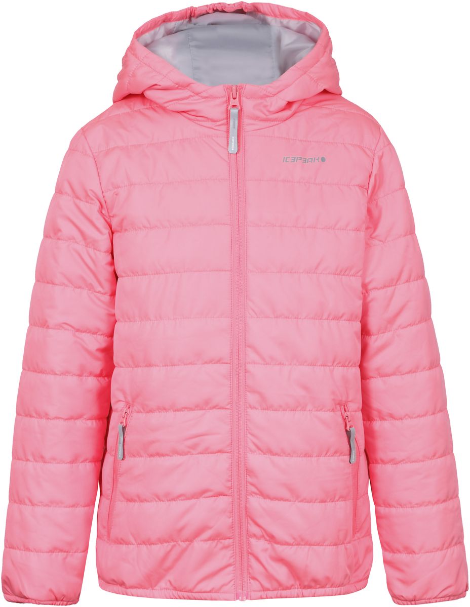 Куртка750018504IV_887 Куртка750018504IV_887Куртка для девочки Icepeak выполнена из качественного полиэстера. Модель с капюшоном и длинными рукавами застегивается на застежку-молнию. Изделие дополнено двумя врезными карманами на молниях.