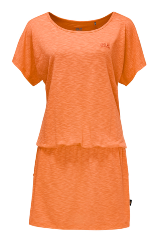 Платье1504051-1910 Платье1504051-1910Платье Travel Dress изготовлено из полиэстера с добавлением эластана. Ткань мягкая, легкая, приятная на ощупь и дышащая. Если вы вдруг попадете под дождь, ткань высохнет практически мгновенно, кроме того, специальная обработка позволяет уменьшить образование неприятных запахов. Модель имеет свободный крой, круглый вырез горловины и цельнокроеный рукав. На талии предусмотрена резинка, а сбоку расположены вшитые карманы. Модель выполнена в однотонном дизайне.