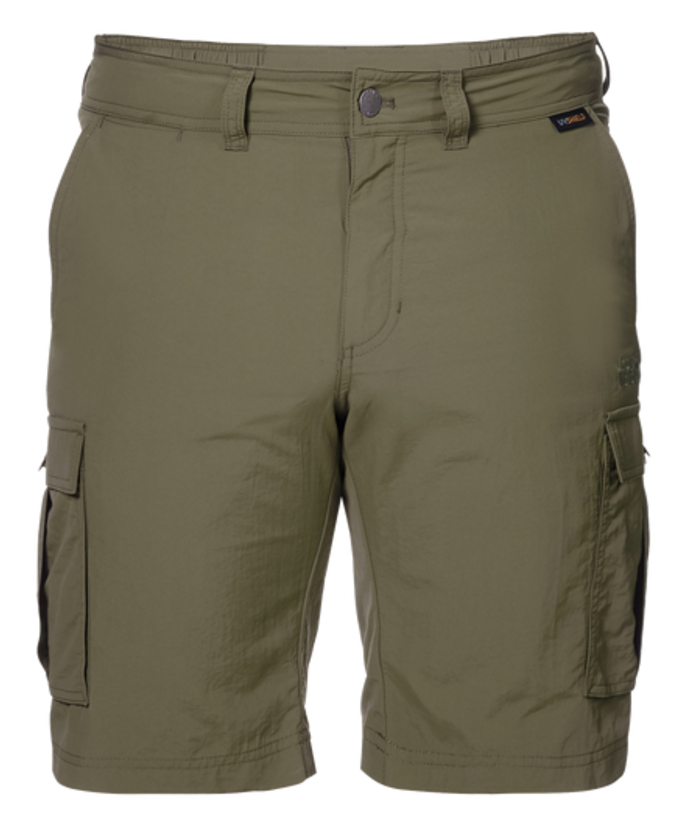 Шорты1504201-1010 Шорты1504201-1010Шорты мужские Canyon Cargo Shorts - это легкие шорты, которые идеально подходят для походов или путешествий в жаркую погоду. Специальная ткань SUPPLEX блокирует воздействие УФ-лучей и быстро сохнет при намокании. Модель застегивается на ширинку с молнией и пуговицу в поясе. На поясе предусмотрены шлевки для ремня. Шорты имеют два объемных накладных кармана сбоку и два вшитых кармана сзади.