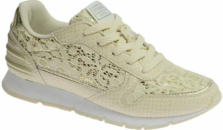 КроссовкиF6511-16 КроссовкиF6511-16Стильные женские кроссовки Strobbs отлично подойдут для активного отдыха и повседневной носки. Верх модели выполнен из текстиля и искусственной кожи. Удобная шнуровка надежно фиксирует модель на стопе. Подошва обеспечивает легкость и естественную свободу движений. Мягкие и удобные, кроссовки превосходно подчеркнут ваш спортивный образ и подарят комфорт.