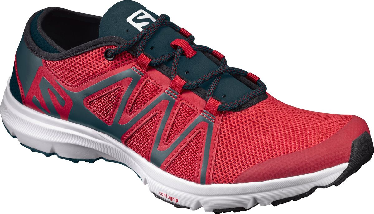 КроссовкиL39470900 КроссовкиL39470900Кроссовки Salomon Crossamphibian Swift выполнены из искусственной кожи и текстиля. Модель на эластичной шнуровке. Подкладка и стелька ЭВА выполнены из текстиля. Резиновая подошва оснащена рифлением.