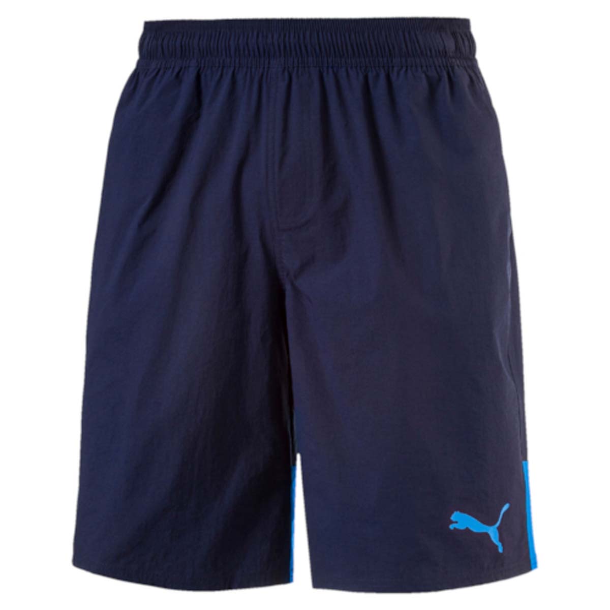 Шорты59066506 Шорты59066506Мужские шорты Style Summer Stretch Shorts созданы для тех, кто ценит комфорт и свободу движений. Эластичная ткань прекрасно тянется и не стесняет движений. В таких шортах удобно тренироваться, гулять или просто заниматься повседневными делами. Эластичный пояс с затягивающимся шнурком гарантирует комфортную посадку. Боковые швы с нахлестом вперед способствуют свободе движений. Модель имеет боковые карманы. Также имеется внутренний карман для мелочи и прорезной карман с обтачками сзади. Шорты декорированы логотипом PUMA на левой штанине. Имеют стандартную посадку.