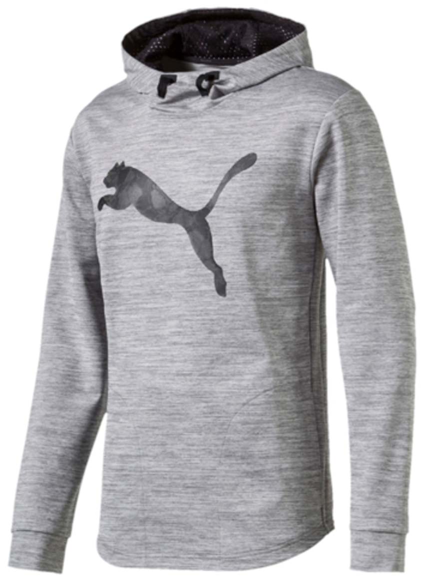 Худи51517802 Худи51517802Удобное мужское худи Tech Fleece Hoodie изготовлено из футера с легким начесом. Высокофункциональная технология dryCELL отводит влагу, поддерживает тело сухим и гарантирует комфорт во время активных тренировок и занятий спортом. Ткань изделия легко растягивается и обеспечивает полную свободу движений. Кофта имеет стандартную посадку, классический крой и длинные стандартные рукава. Удлиненный задний подол закрывает поясницу. Дополнительное удобство создают два боковых кармана для хранения мелочей, а также капюшон с сетчатой подкладкой и затягивающимся шнуром. Модель декорирована на груди логотипом PUMA. Такое худи специально создано для твоего комфорта, независимо от интенсивности твоей тренировки.