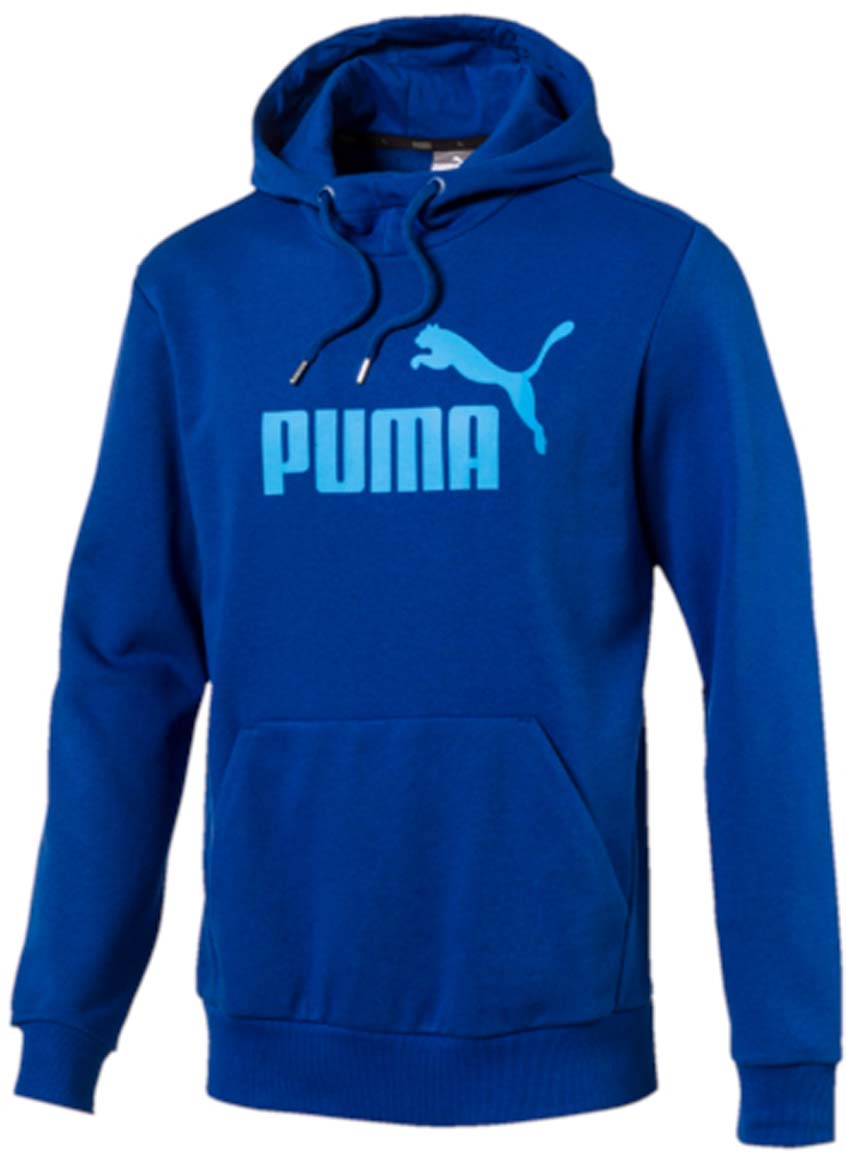 Худи838372_01 Худи838372_01Удобное мужское худи Ess No.1 Hoody Tr изготовлено из хлопка с добавлением полиэстера. Модель имеет длинные стандартные рукава и круглый воротник с капюшоном. Низ и манжеты рукавов выполнены из эластичного трикотажа в рубчик. Капюшон оснащен трикотажной подкладкой и затягивающимся шнуром для регулировки формы. Сзади по вороту худи отделано тесьмой с фирменной символикой. Модель дополнена карманом-кенгуру. Грудь украшена надписью PUMA и логотипом бренда. Такое худи отлично подойдет для занятий спортом и повседневной носки.