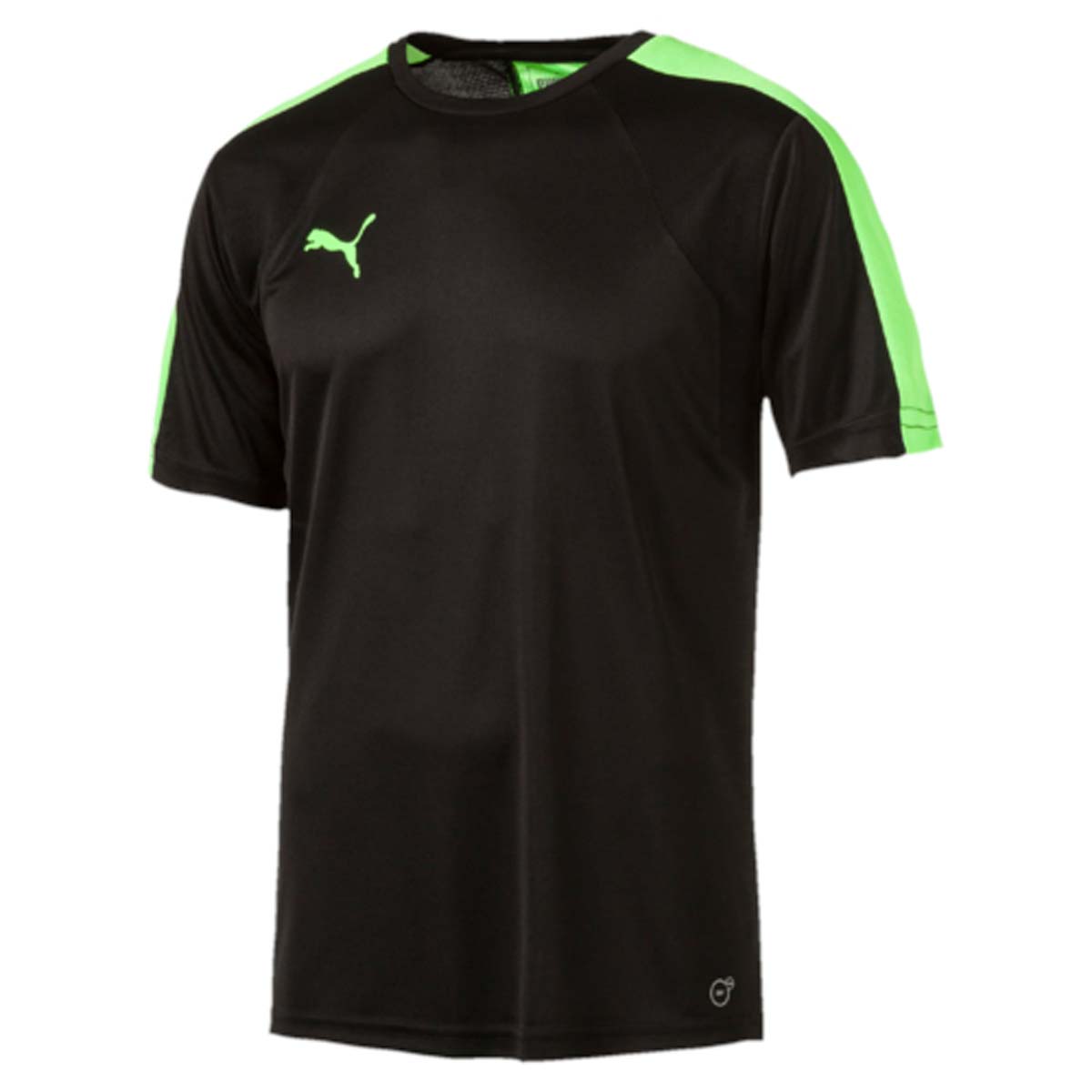 Футболка655175_50 Футболка655175_50Футболка мужская IT evoTRG Training Tee изготовлена из полиэстера с использованием высокофункциональной технологии dryCELL, которая отводит влагу, поддерживает тело сухим и гарантирует комфорт. Футболка декорирована надписью evoTRG сзади и логотипом PUMA, нанесенным методом термопечати на правую сторону груди. На спине имеются сетчатые вставки для хорошей циркуляции воздуха. Рукава фирменного покроя также дополнены сетчатым материалом. Изделие имеет стандартную посадку, круглый вырез горловины и короткие рукава. Это удобная футболка для занятий, которая не стесняет движений и поможет сконцентрироваться на тренировке и не обращать внимания на одежду.