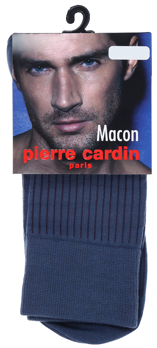 НоскиCr Macon НоскиCr MaconКлассические мужские носки Pierre Cardin изготовлены из высококачественного хлопка с добавлением полиамида и эластомера, что обеспечивает комфортную посадку. Модель выполнена в элегантном однотонном дизайне с тиснением полосками, паголенок декорирован изображением логотипа бренда. Благодаря использованию тончайших волокон мерсеризированного хлопка, кожа в таких носках дышит. Двойная, широкая, эластичная резинка идеально облегает ногу и не пережимает сосуды.