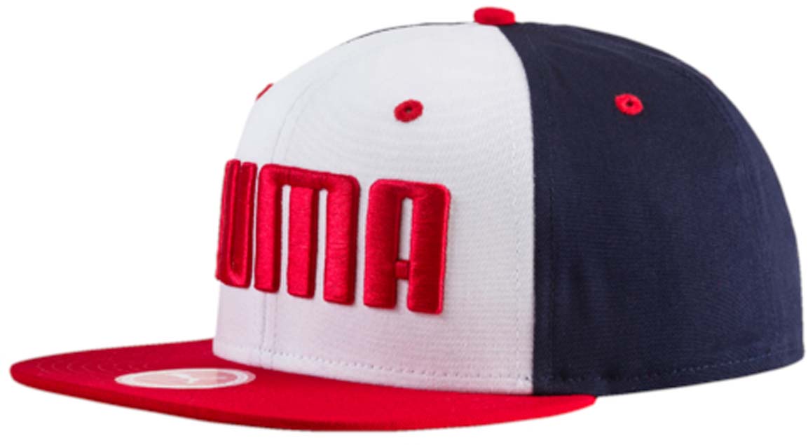 Бейсболка052921_08 Бейсболка052921_08Бейсболка ESS Flatbrim Cap с модным плоским козырьком станет стильной деталью вашего гардероба. Модель выполнена из натурального хлопка, который обеспечивает максимальный комфорт в носке. Вентиляция обеспечивается специальными вышитыми люверсами на всей поверхности бейсболки. Сзади имеется пластиковая застежка для регулировки размера. Изделие дополнено вышитым 3D-логотипом PUMA спереди и вышитым логотипом PUMA сзади. Создавайте яркие спортивные городские образы активного современного человека при помощи аксессуаров от Puma.
