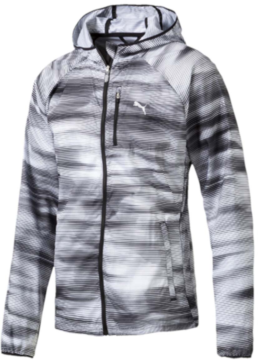 Ветровка51494701 Ветровка51494701Ветровка для бега мужская LastLap Graphic Jacket не даст порывам ветра помешать в стремлении улучшить свои показатели. Эта ветровка изготовлена с использованием высокофункциональной технологии windCELL, обеспечивающей надежную защиту от ветра и поддерживающей естественную терморегуляцию даже во время интенсивных нагрузок. Вентиляционные прорези на спине препятствуют перегреву. Два кармана с боков и карман на молнии на груди станут надежным местом хранения ваших вещей. Ветровка декорирована логотипом PUMA и модным рисунком, нанесенным методом сублимационной печати. Элементы из светоотражающего материала предназначены для безопасности в темное время суток. Ветровка легко складывается и убирается в собственный нагрудный карман.