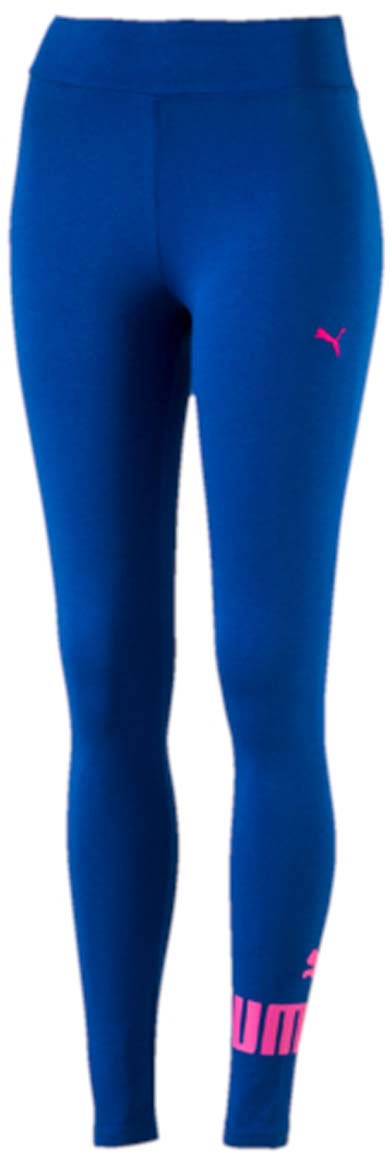 Леггинсы838422_01 Леггинсы838422_01Леггинсы ESS No.1 Leggings W выполнены из хлопка с добавлением эластана. Благодаря приятной на ощупь ткани, тренироваться в них будет очень комфортно. Модель имеет фасон в обтяжку по фигуре. Пояс выполнен из основного материала изделия. Леггинсы декорированы прорезиненным логотипом PUMA, а также вышитой фирменной символикой PUMA.