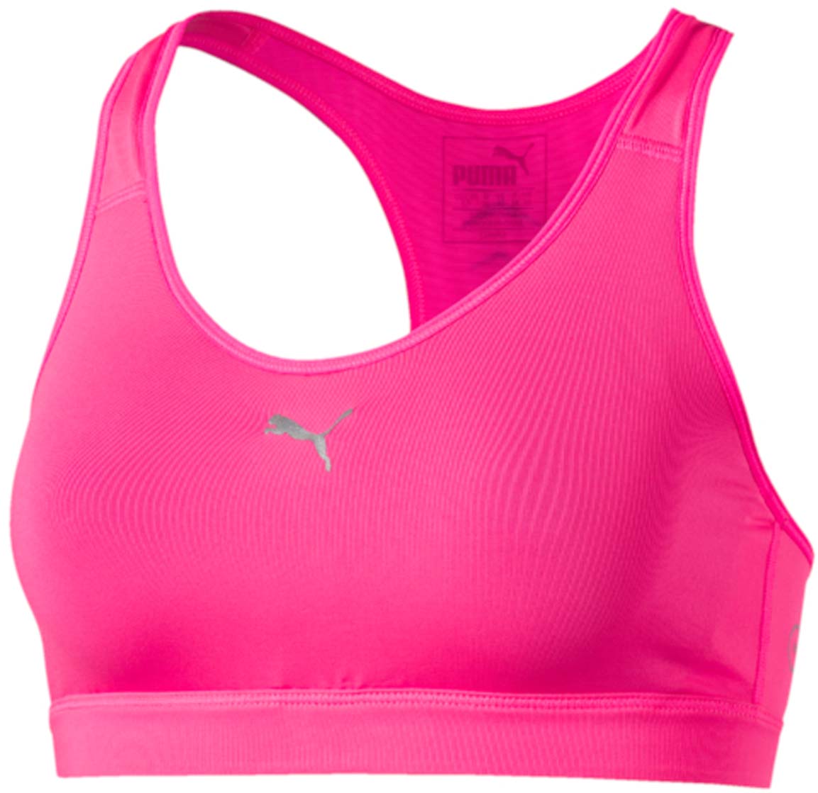 Топ-бра513963_01 Топ-бра513963_01Спортивный топ-бра Pwrshape Cardio изготовлен с использованием высокофункционального материала dryCELL, который отводит влагу, поддерживает тело сухим и гарантирует комфорт во время активных тренировок и занятий спортом. Модель имеет литые чашечки из ячеистого материала и вставку сзади из сетчатого материала, что обеспечивает отличную поддержку груди и циркуляцию воздуха. Удобный крой изделия и эластичный материал лямок не стесняет движений и обеспечивает идеальную посадку по фигуре, как и отделка низа полосой из плотного эластичного материала, благодаря которой бюстгальтер легко надевается и снимается.