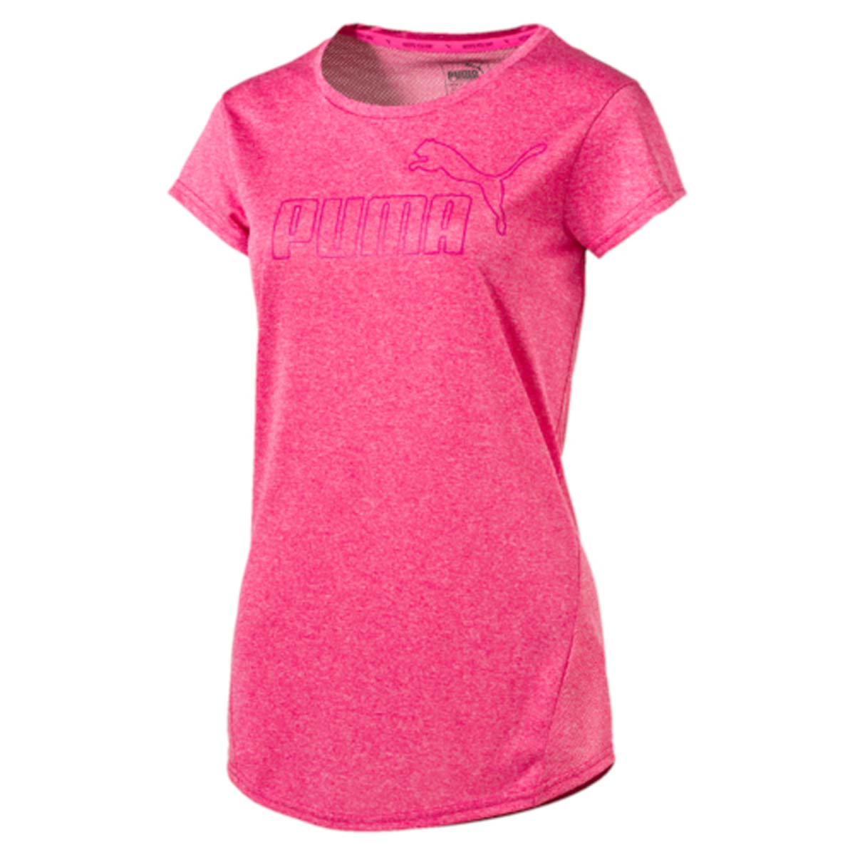 Футболка838438_24 Футболка838438_24Футболка Active Ess No.1 Tee W изготовлена из практичной приятной к телу ткани, декорирована на груди набивным логотипом PUMA с прорезиненными деталями и снабжена вставками из сетки на спине. Модель имеет круглый вырез горловины и стандартные рукава. Среди других особенностей изделия - отделка сзади по вороту тесьмой с фирменной символикой, боковые швы с нахлестом вперед, фирменный покрой. Изделие имеет стандартную посадку.