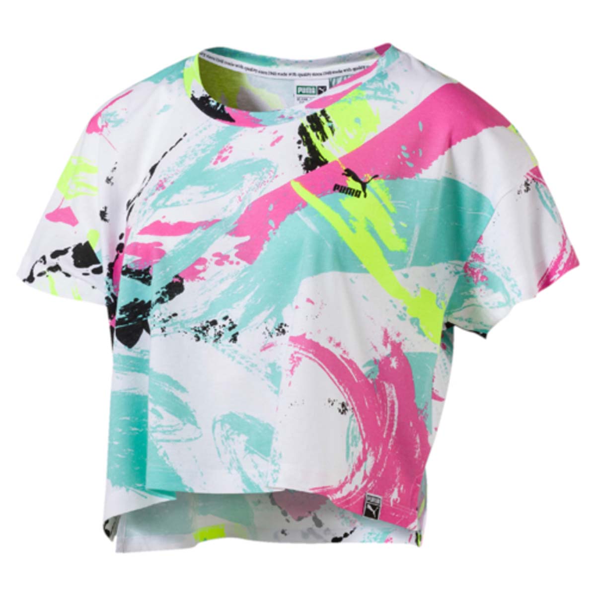 Футболка57248257 Футболка57248257Стильная укороченная футболка Archive Logo Cropped Tee маст хев этого сезона. Боковые разрезы и свободный крой обеспечивают свободу движений. Задний подол удлинен. Модель декорирована ярким принтом.