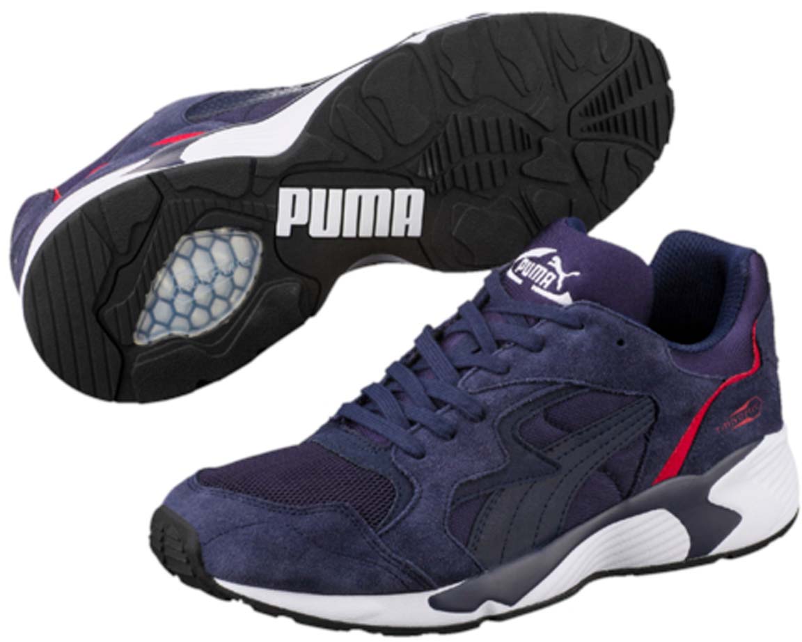 Кроссовки36313103 Кроссовки36313103Модель Prevail - еще одно интересное решение от PUMA на базе подошвы Trinomic, которая в этом сезоне вновь представлена публике в первый раз после 1994 г. Эта серия отличается интересной цветовой гаммой верха с деталями в тон и классическим сочетанием сетчатого материала и замши. Модель Prevail отлично подходит для тех, кто хочет выглядеть модно и стильно на улицах города.