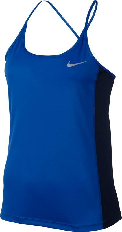 Майка831522-429 Майка831522-429Женская беговая майка Nike Dry Miler из влагоотводящей ткани поможет тебе развить максимальную скорость. Новый дизайн Т-образной спины не сковывает движений во время длительных пробежек. Ткань Nike Dry с технологией Dri-FIT отводит влагу и обеспечивает комфорт. Новый дизайн Т-образной спины дарит свободу движений. Плоские швы не натирают кожу. Боковые вставки из сетки улучшают вентиляцию.