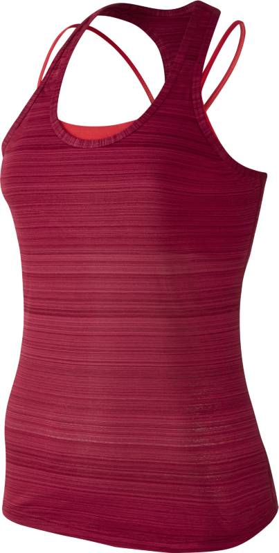 Майка726457-620 Майка726457-620Майка Nike Victory из эластичного текстиля с технологией Dri-Fit. Функциональная ткань отводит влагу от тела, оставляя кожу сухой. Прилегающий крой, высокая степень поддержки, облегченная сетчатая спинка-борцовка, конструкция плоских швов.
