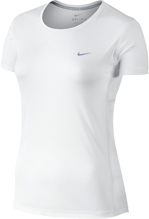 Футболка686911-100 Футболка686911-100Футболка Nike Miler Short Sleeve из текстиля Dri-FIT, выводящего лишнюю влагу с поверхности кожи. Облегающий крой, короткие рукава, круглый вырез.