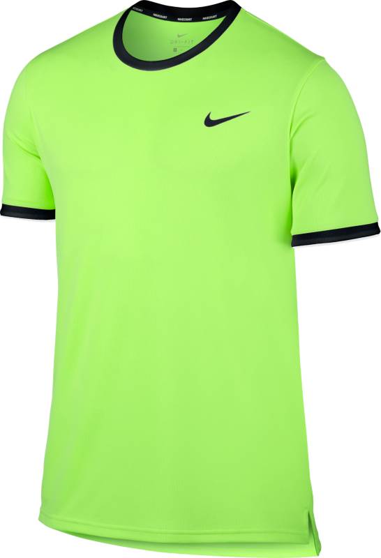 Футболка830927-367 Футболка830927-367Мужская теннисная футболка NikeCourt Dry из ткани с технологией Dri-FIT отводит от кожи влагу, обеспечивая комфорт. Плечевые швы завернуты вперед и соединены со вставками в области подмышек для абсолютной свободы движений. Ткань Nike Dry с технологией Dri-FIT обеспечивает комфорт. Швы на плечах завернуты для комфортной посадки. Вставки в области подмышек не сковывают движений. Разрезы в нижней кромке обеспечивают полную свободу движений.