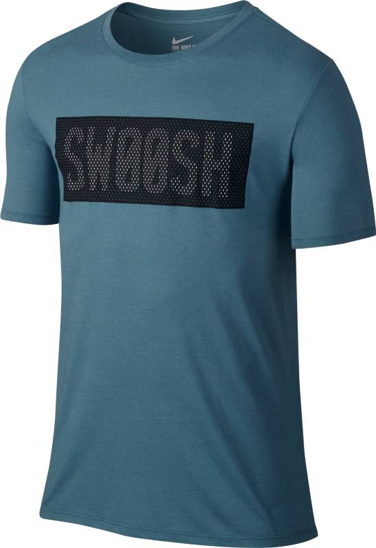 Футболка834331-055 Футболка834331-055Мужская футболка для тренинга Nike Dry из влагоотводящей ткани с прочной отделкой горловины из рубчатой ткани обеспечивает комфорт во время жарких тренировок. Ткань Nike Dry эффективно отводит влагу от кожи. Горловина из рубчатой ткани для повышенной прочности. Спереди по центру нанесена графика Swoosh.