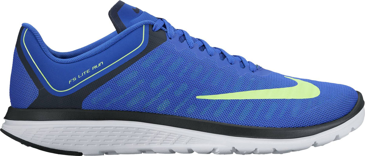 Кроссовки852435-400 Кроссовки852435-400Обувь для бега Nike Mens Fs из сетчатого воздухопроницаемого текстиля. Модель с перфорацией по бокам для дополнительной вентиляции. Стелька FitSole способствует удобной посадке и обеспечивает амортизацию и поддержку стопы во время тренировки. Литая подошва с рисунком протектора повышает прочность и сцепление с поверхностями. Легкая и гибкая подошва эргономичной формы из резины, удобная шнуровка.